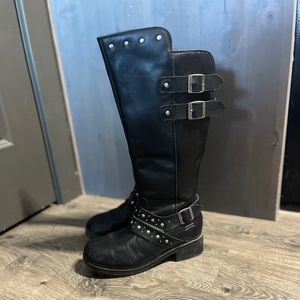 Harley Davidson knee high boots